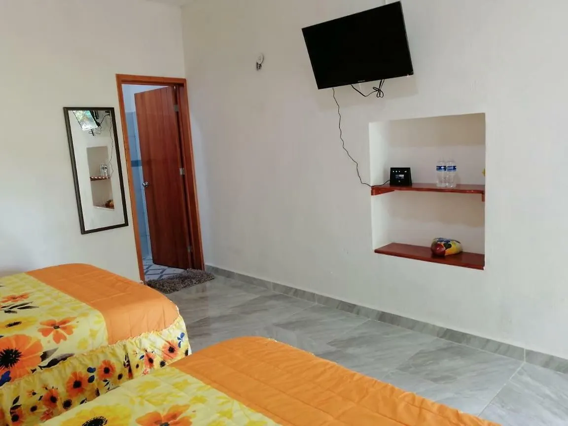 Pensionat Los Girasoles Hotell Bacalar Mexiko